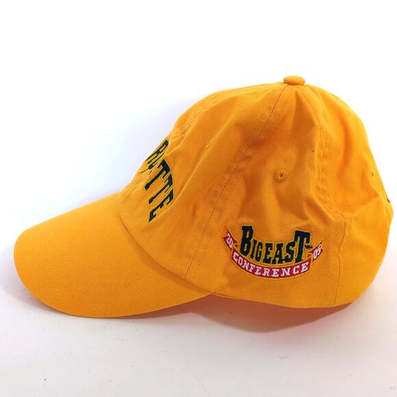 Marquette University Baseball Cap Mens Yellow Adjustable Hook & Loop Falcon - Picture 2 of 5